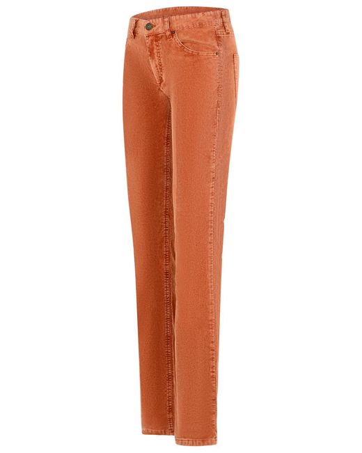 Isabel Marant Orange Rust Cotton Blend Pants