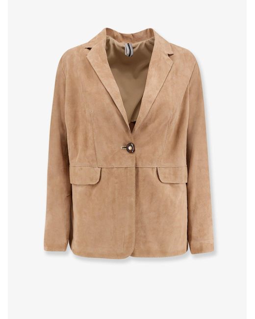 Women's Natural Suede Jacket