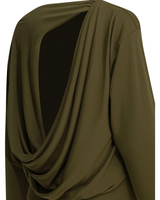 Jacquemus Green "Mistral" Short Dress