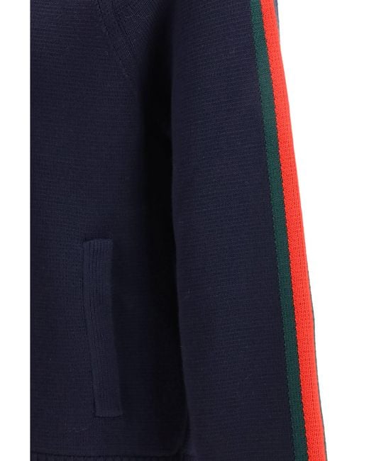 Gucci Blue Zip-Up Jacket for men