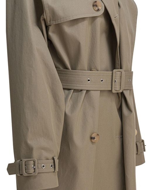 McQueen Natural Cotton Trench