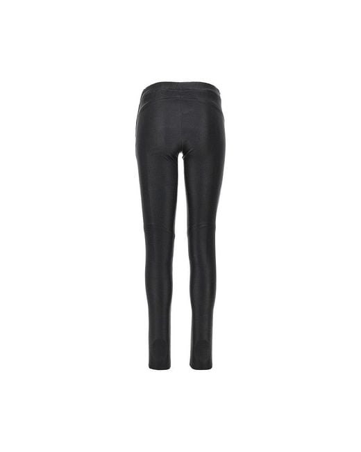 Arma Black Roche Stretch Leather Leggings