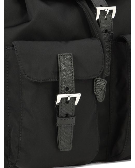Prada Black Re-Edition 1978 Casual Backpack