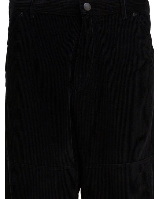 Moncler Black Corduroy Pants for men