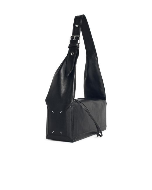 Maison Margiela Black 'Box Eas West' Medium Bag