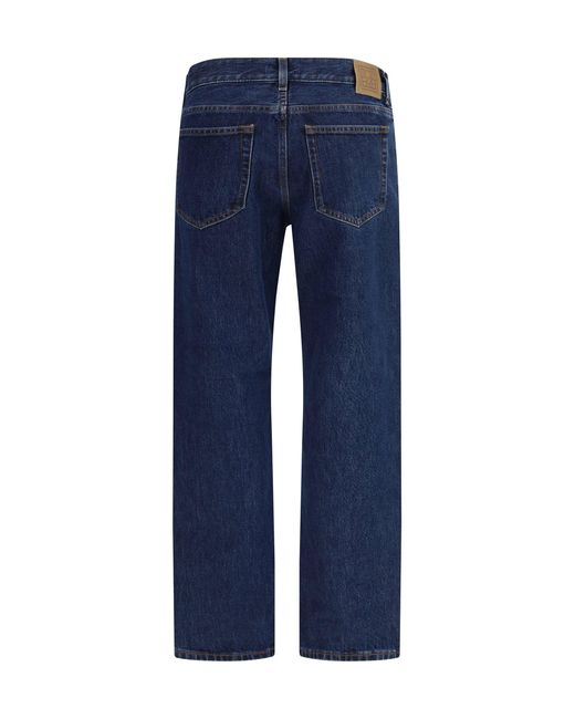 Totême Blue Low Straight Denim