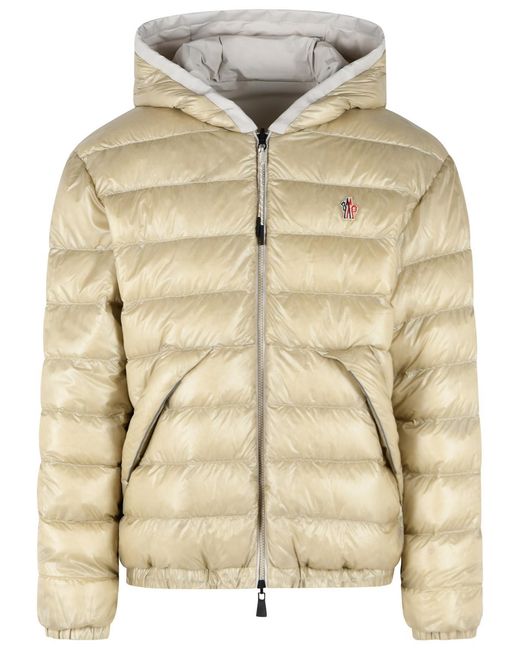 Moncler White 'Berguns' Reversible Bomber Jacket for men