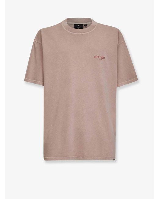 Represent Pink T-Shirts And Polos Cotone for men