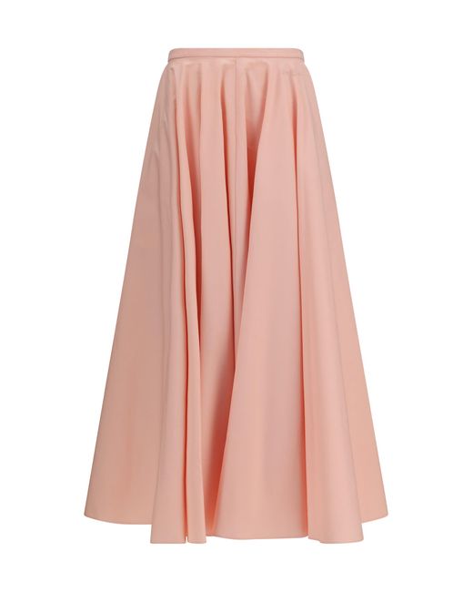Givenchy Pink Long Circular Skirt