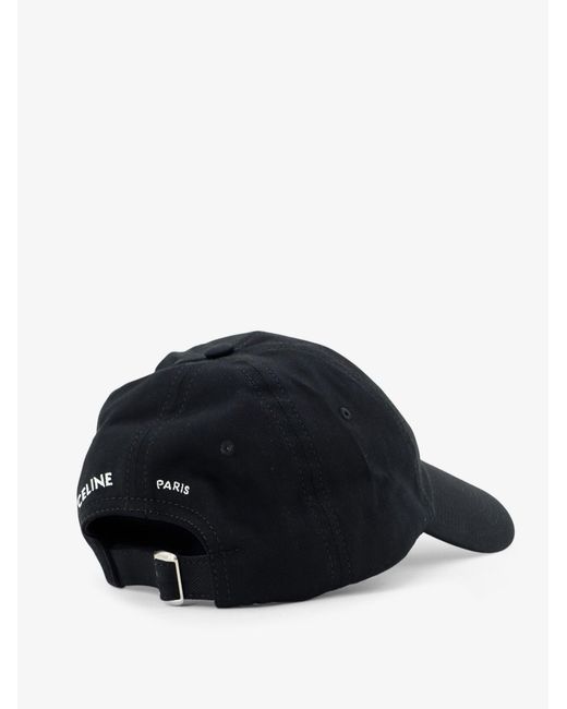Céline Blue Cotton Hat for men