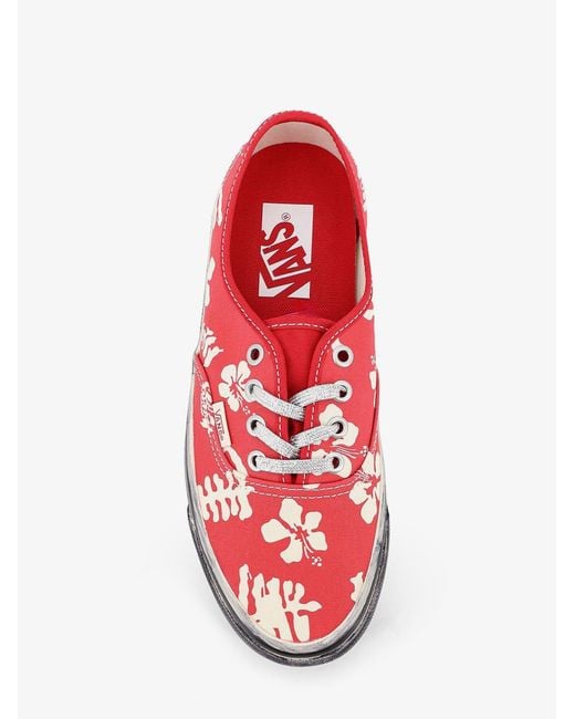 Vans Red Sneakers Lx Authentic 44 Canvas