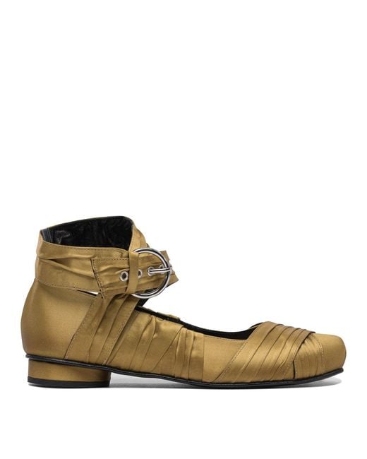 Alohas Metallic Ballerinas