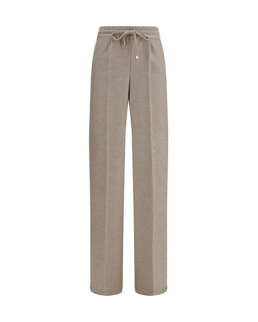Kiton Gray Cashmere Drawstring Pants