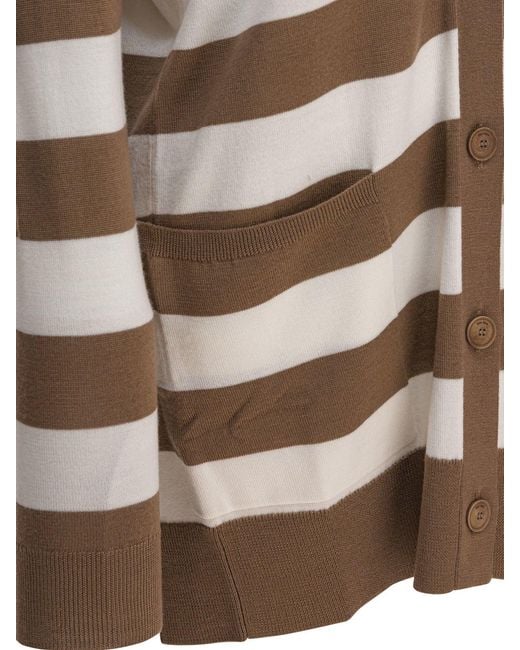 Max Mara Multicolor Cardigan With 1951 Lettering