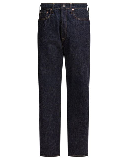 Kapital Blue Five-Pocket Jeans for men