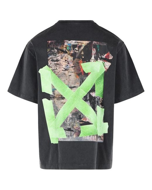 Off-White c/o Virgil Abloh Black 'Bacco Arrow' Cotton T-Shirt for men