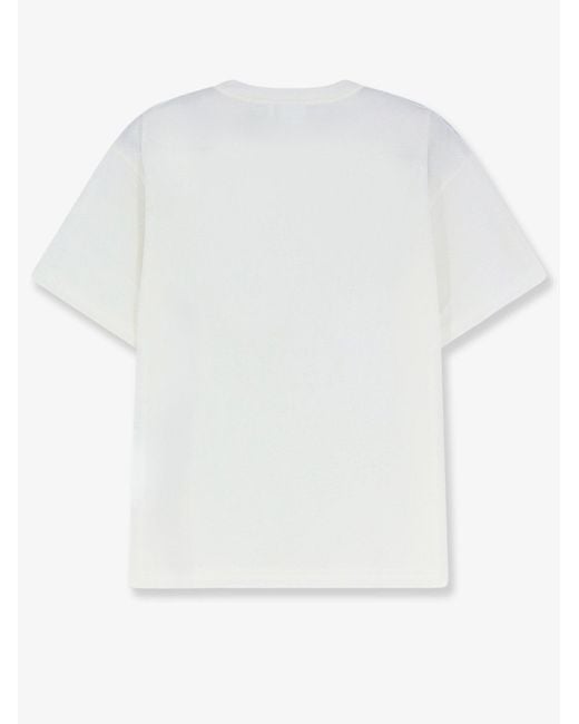 Dior White Dior Dioriviera Cotton T-Shirt With Toile De Jouy Floral Garden Print