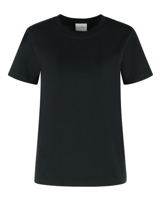 Closed Black Polo Shirt Cotton