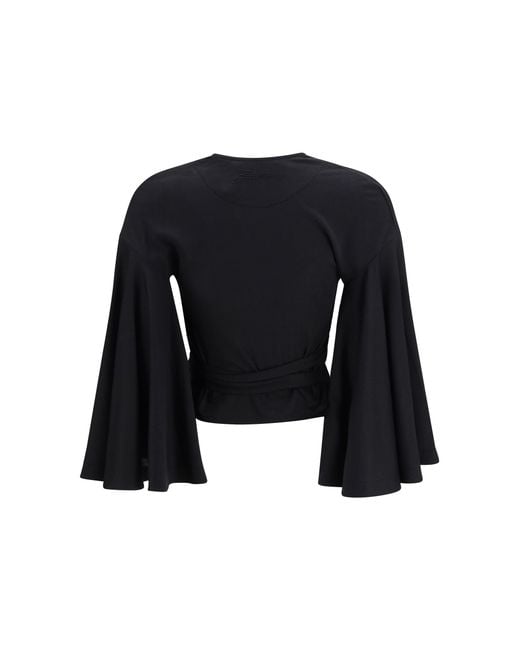 Jacquemus Black Paysan Wrap Top