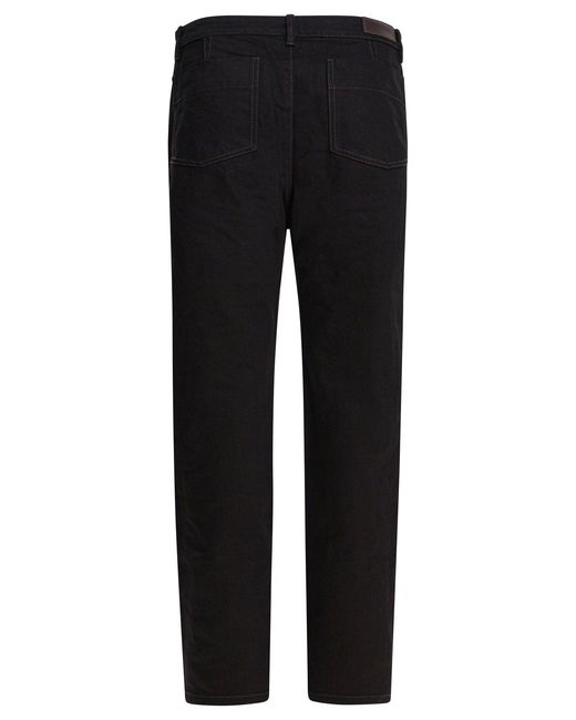 Lemaire Black "Twisted" Jeans