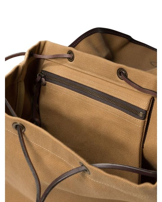 Filson Brown Drawstring Backpack Backpacks