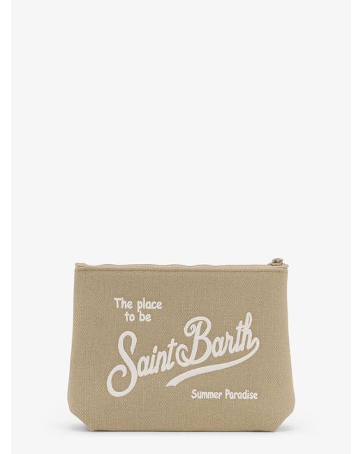Mc2 Saint Barth Natural Aline Canvas Clutch for men
