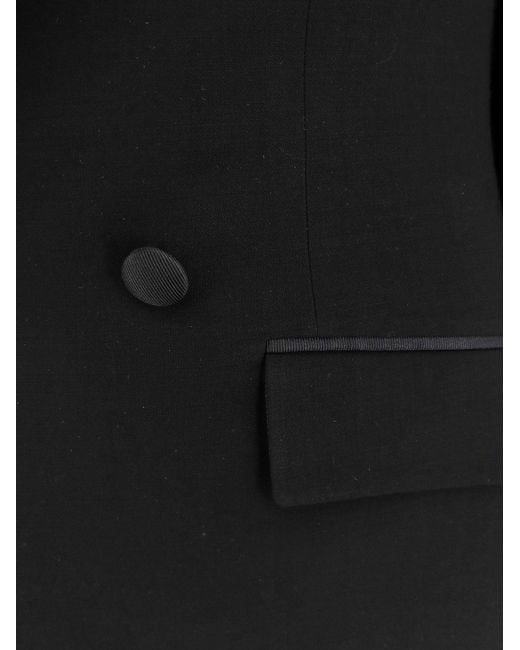 Dior Black Dior Bar Virgin Wool Tuxedo Blazer for men