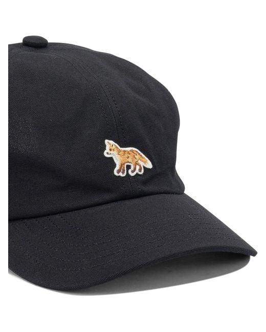 Maison Kitsuné Blue "Baby Fox" Baseball Cap for men