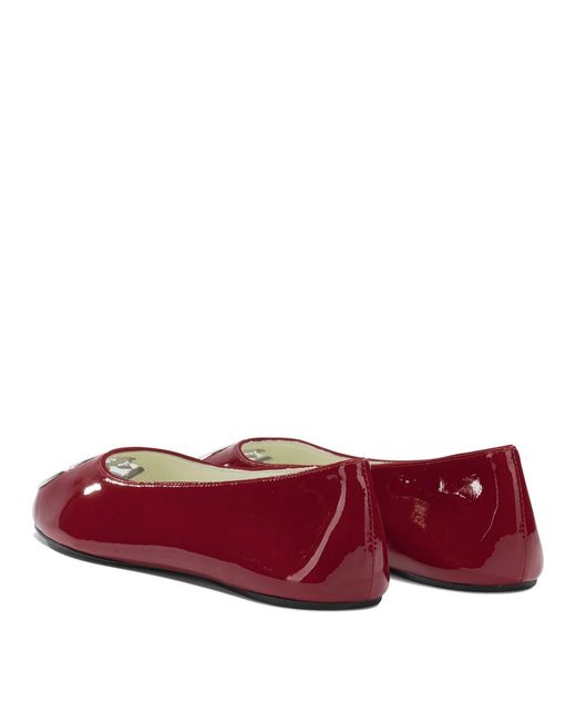 Tory Burch Red Ballerinas