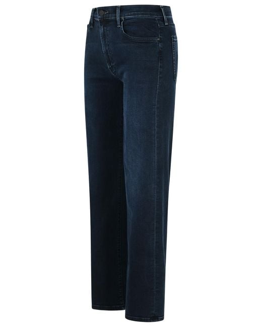 Mother Blue The Rambler Zip Ankle Midnight Jeans