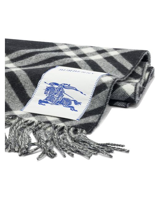 Burberry Black "Check" Scarf