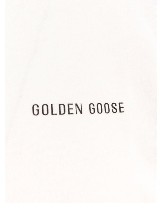 Golden Goose Deluxe Brand White Cotton T-Shirt for men
