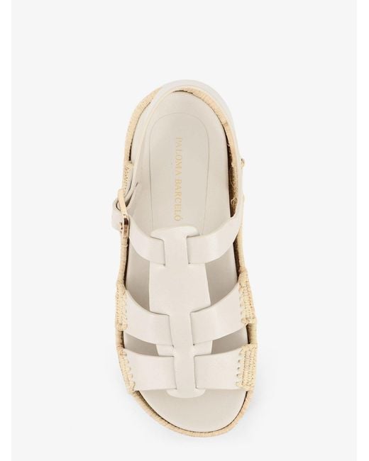 Paloma Barceló Natural Leather Sandals Yuka