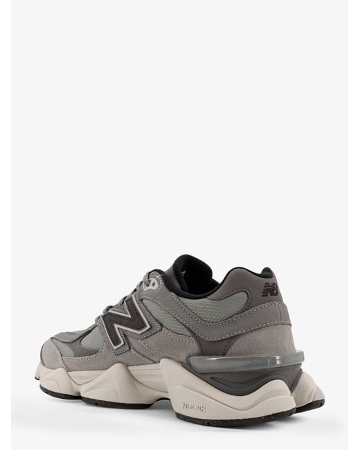 New Balance Gray 9060 Low-Top Mesh Sneakers for men