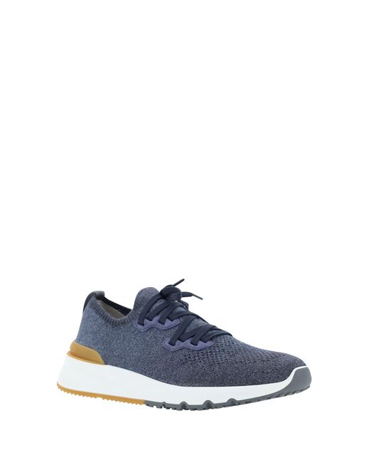 Brunello Cucinelli Blue Sneakers for men