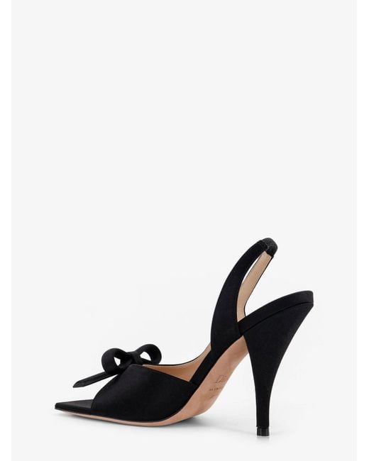 Dior Black Dior Dior Bow Satin Sandals With Logo Bow Detail