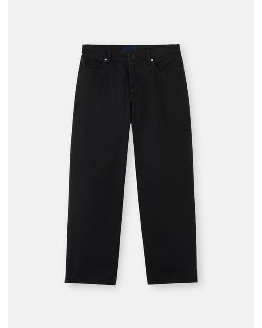 Stone Island Black Light Denim Five Pockets Pants for men