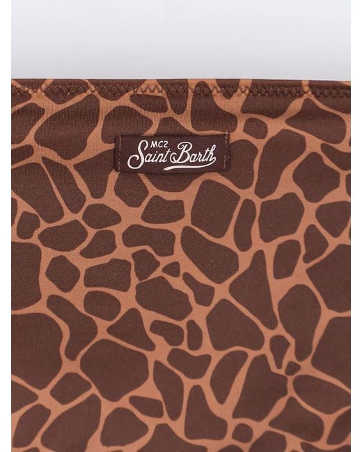 Mc2 Saint Barth Brown Bikini Bottoms