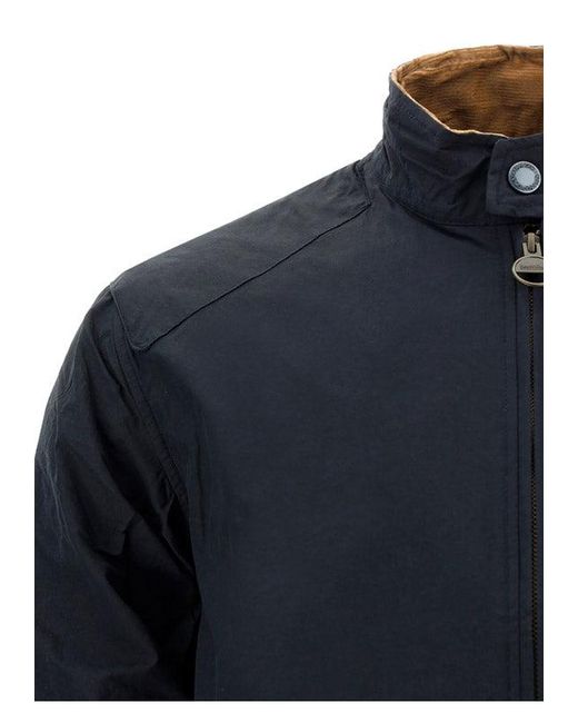 Barbour Blue Rectifier Harrington Jacket for men