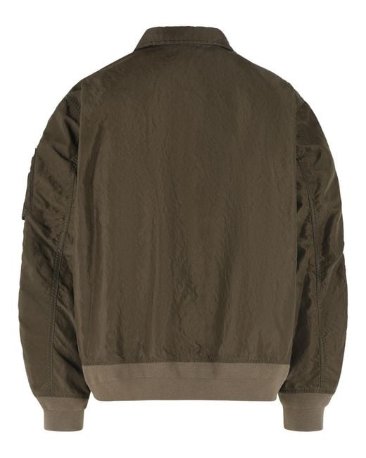Sacai Green Nylon Jacket for men