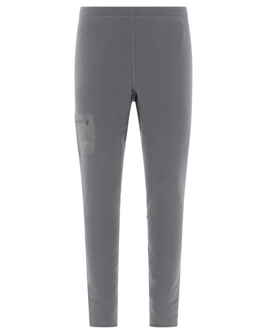 Arc'teryx Gray "Rho Heavyweight" Trousers for men