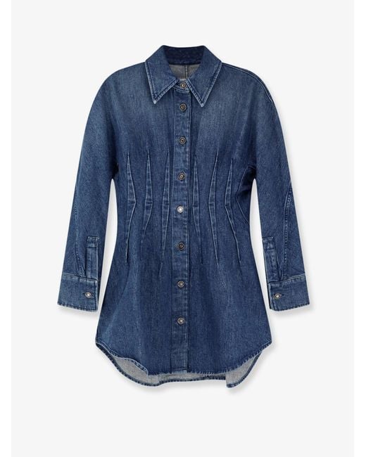 Givenchy Blue Dresses Cotone