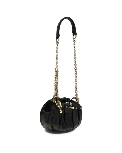 Chloé Black Chloé Plissé Shoulder Bag