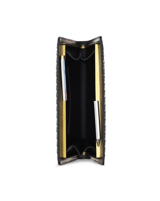 Bottega Veneta Blue Agenda Clutch