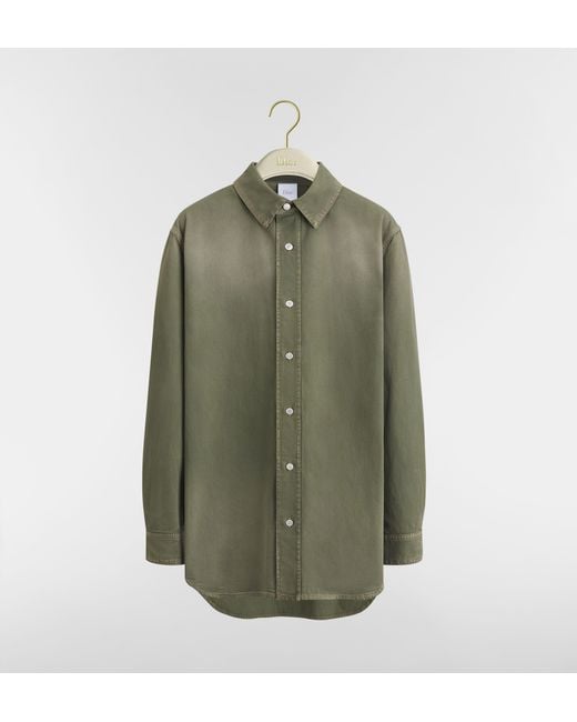 Dior Green Denim Shirt