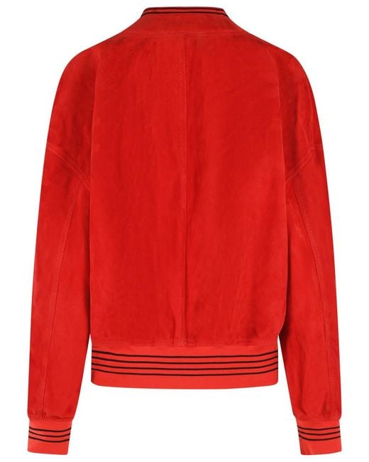Versace Red Suede Jacket