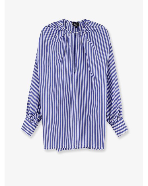 Women's Blue Shirt Nenné Cotton Blend