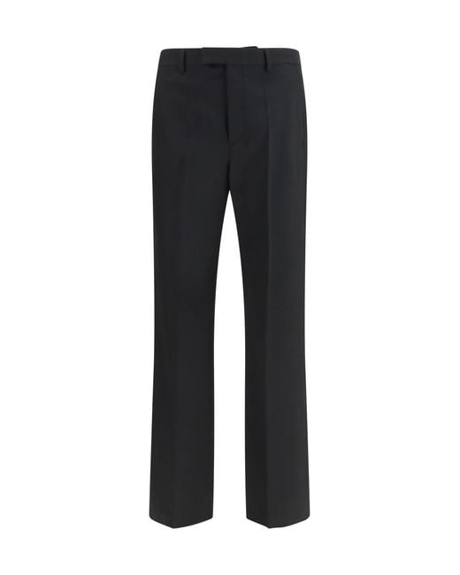 Valentino Black Tailored Wool Trousers