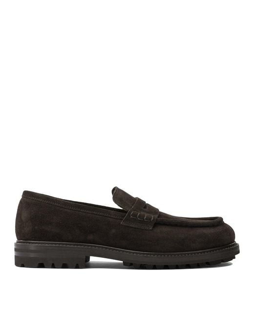 Henderson Black Loafers & Slippers Brown for men