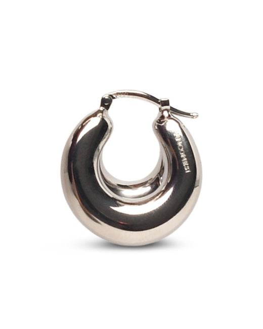 Panconesi Metallic Huggies Blow Up Earrings